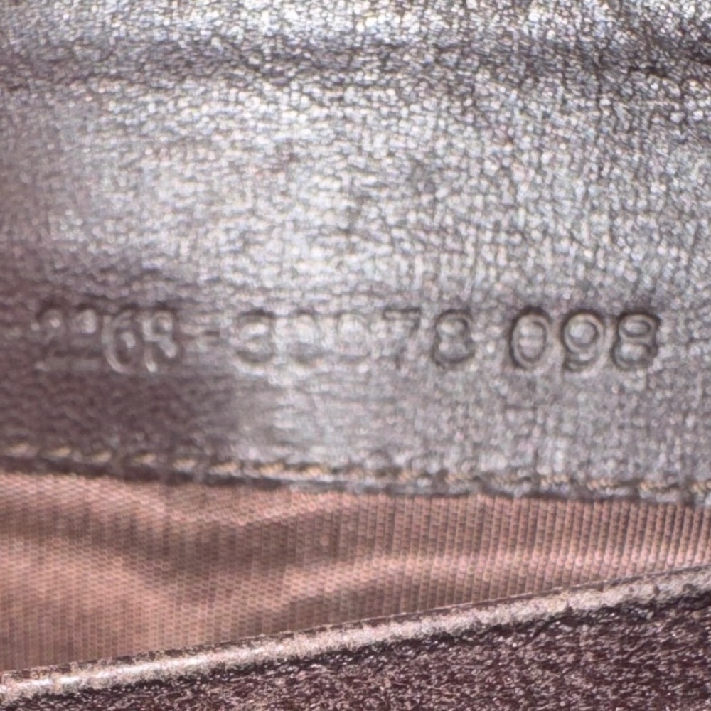 Fendi Pequin Striped Zip Around Continental Wallet Tobacco 2268-30878-098 4x7.5" - Picture 4 of 10